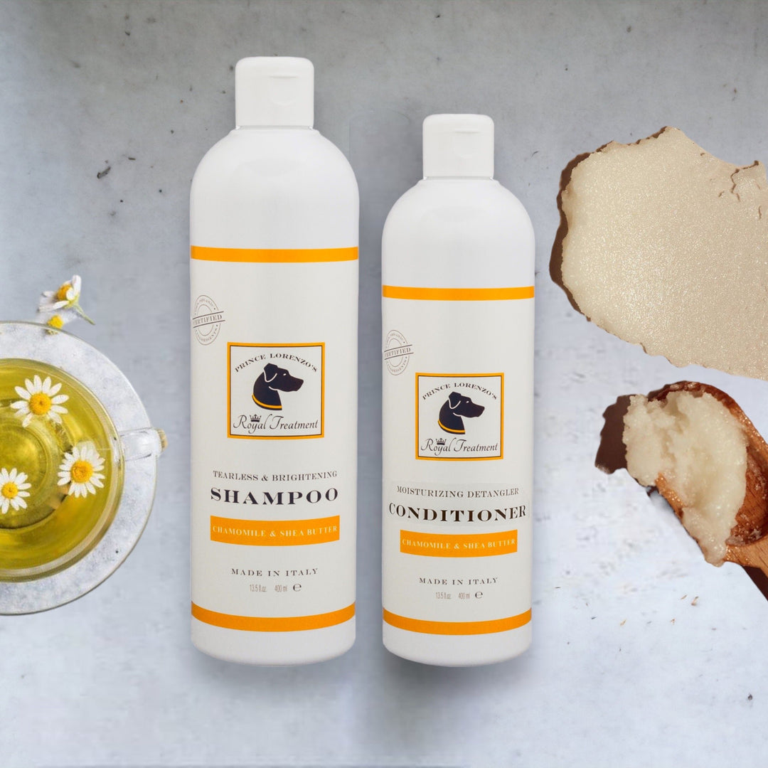Chamomile and Shea Butter Shampoo and Conditioner