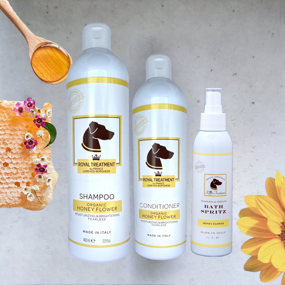 Honey Flower Shampoo, Conditioner and Spritz