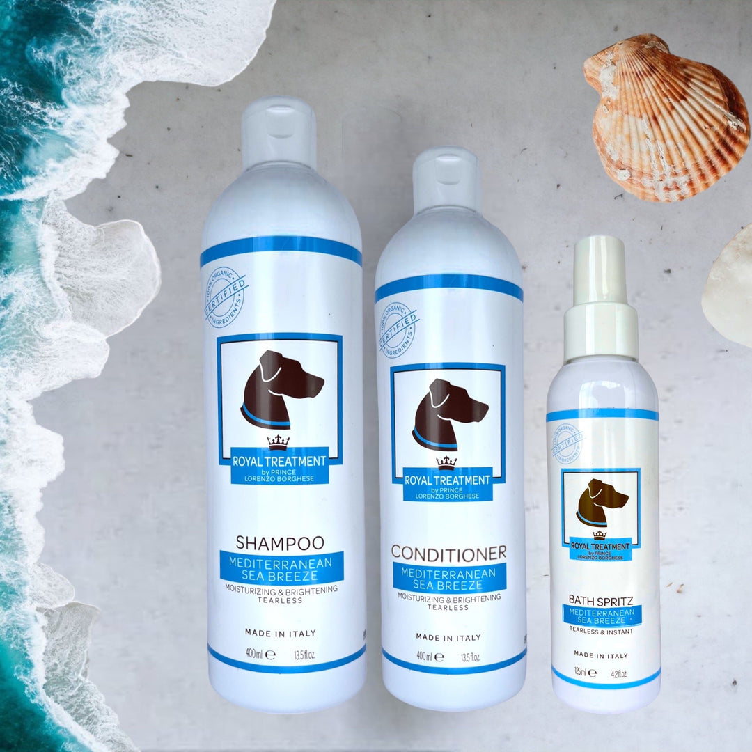 Mediterranean Sea Breeze Shampoo, Conditioner, and Spritz