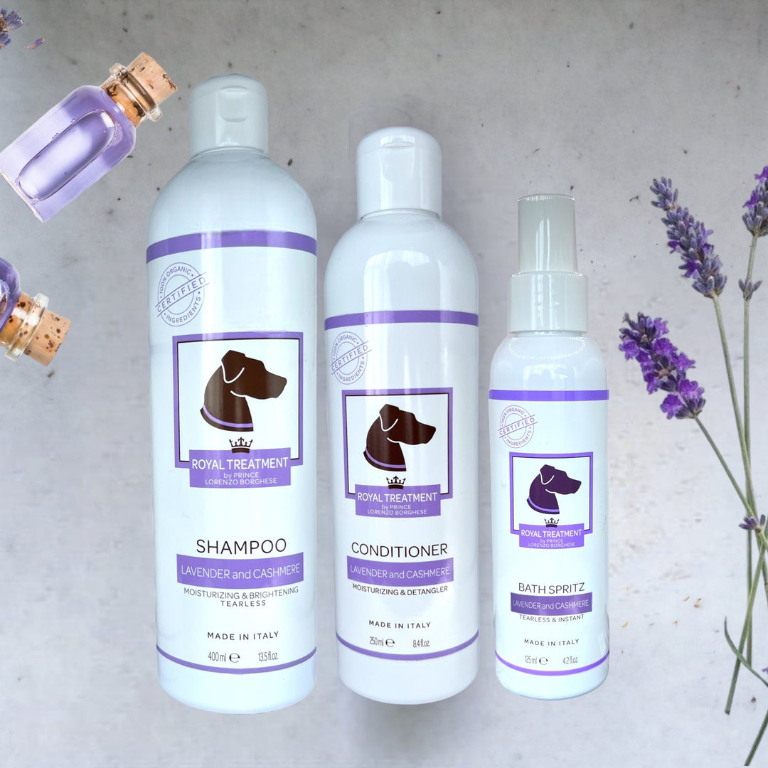 Lavender and Cashmere Shampoo, Conditioner and Spritz