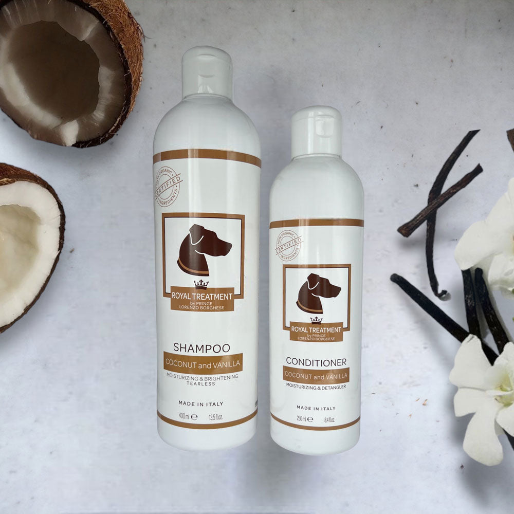 Organic Coconut and Vanilla Shampoo and Conditioner Bundle