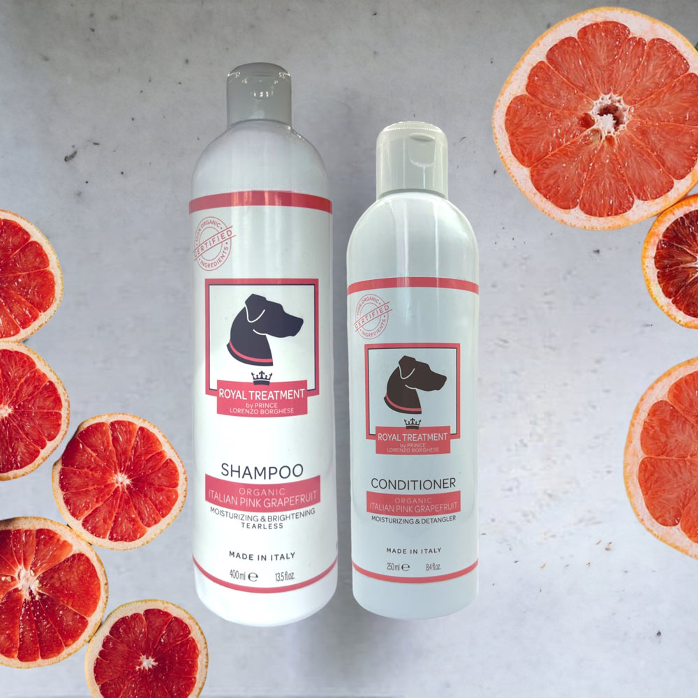 Organic Italian Pink Grapefruit Shampoo and Conditioner Bundle