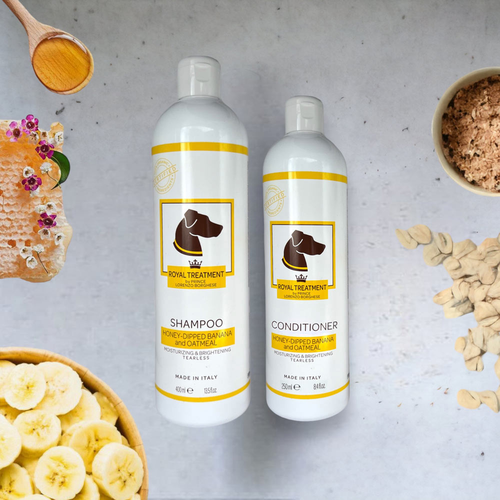 Honey-Dipped Banana and Oatmeal Shampoo and Conditioner