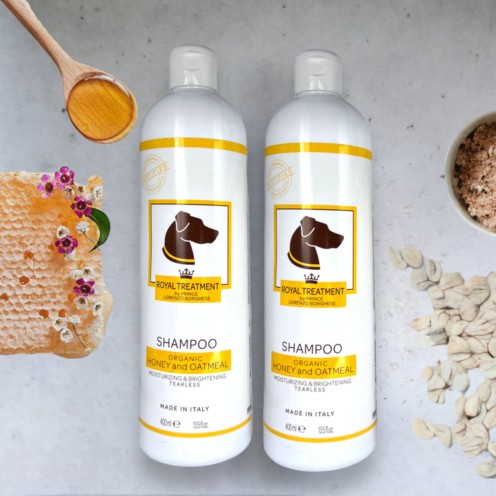 Organic Honey and Oatmeal Shampoo Duo