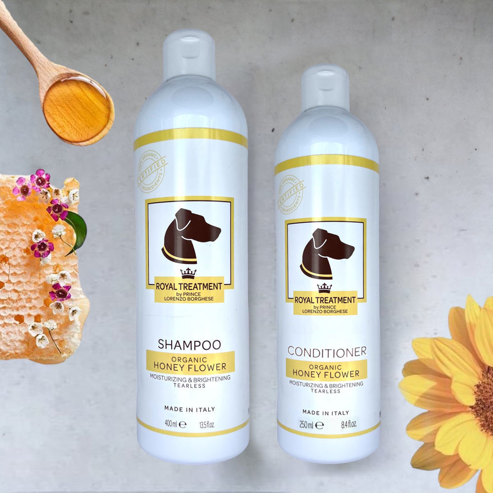 Organic Honey Flower Shampoo and Conditioner Bundle