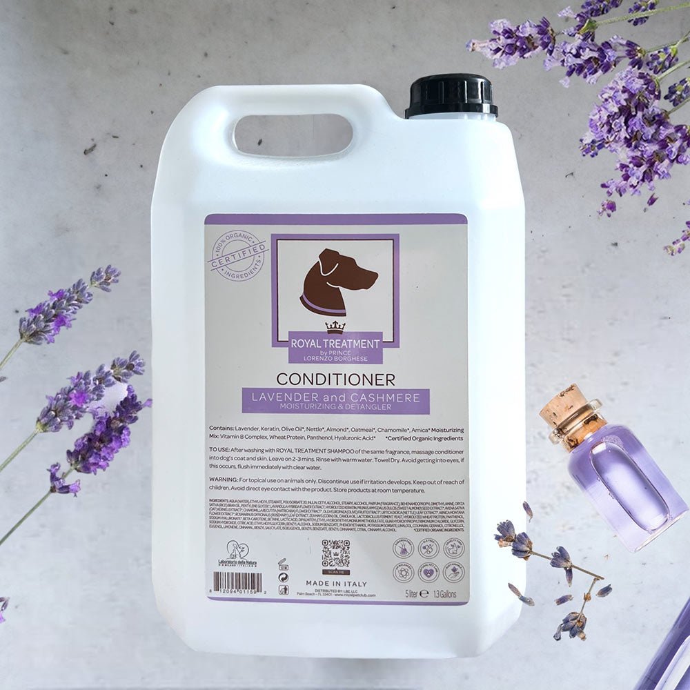 1.3 gal Organic Lavender and Cashmere Bath Conditioner