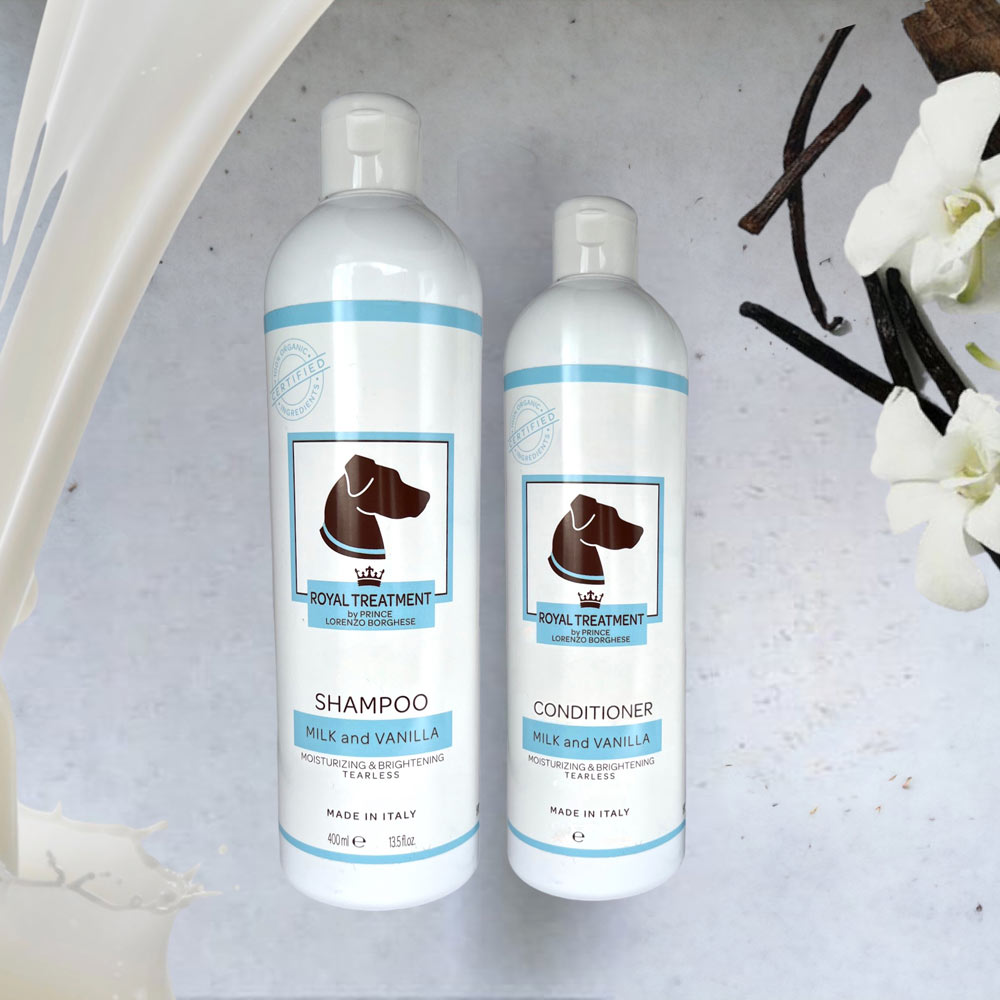 Italian Milk and Vanilla Shampoo and Conditioner