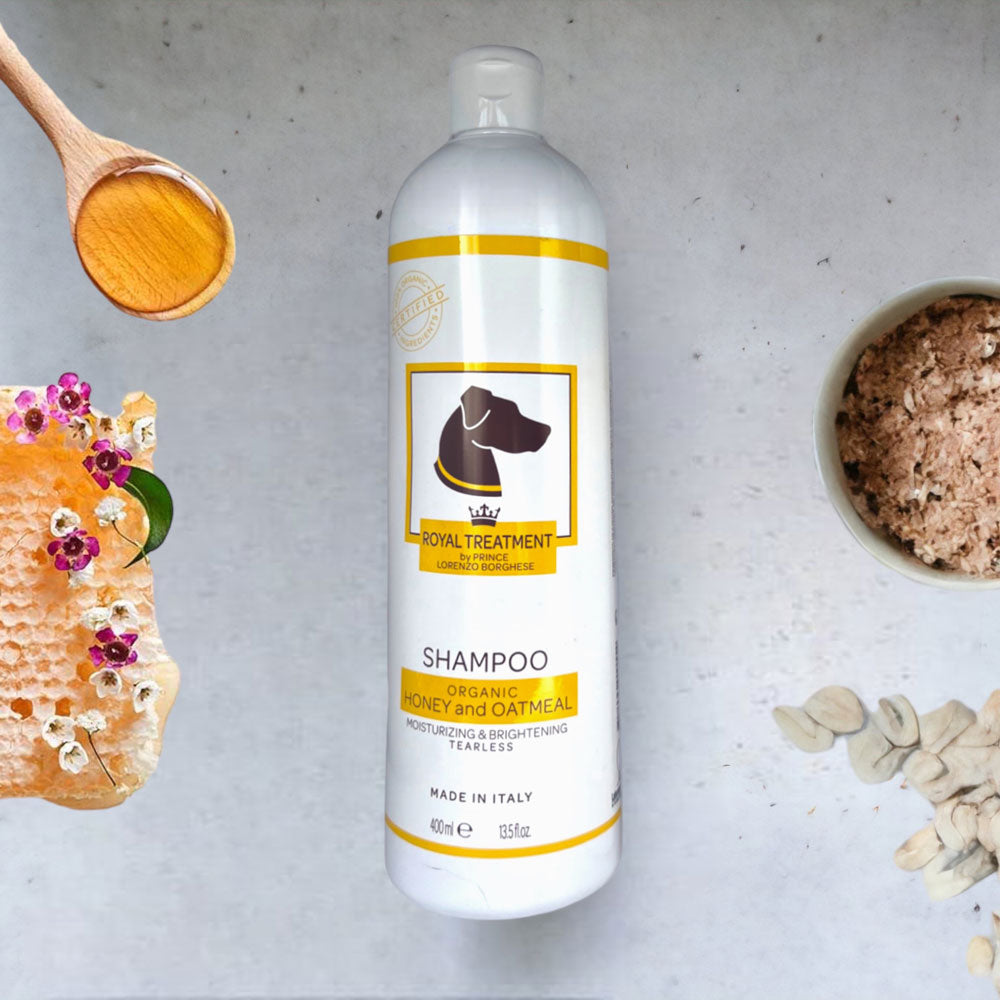13.5 oz Honey and Oatmeal Shampoo