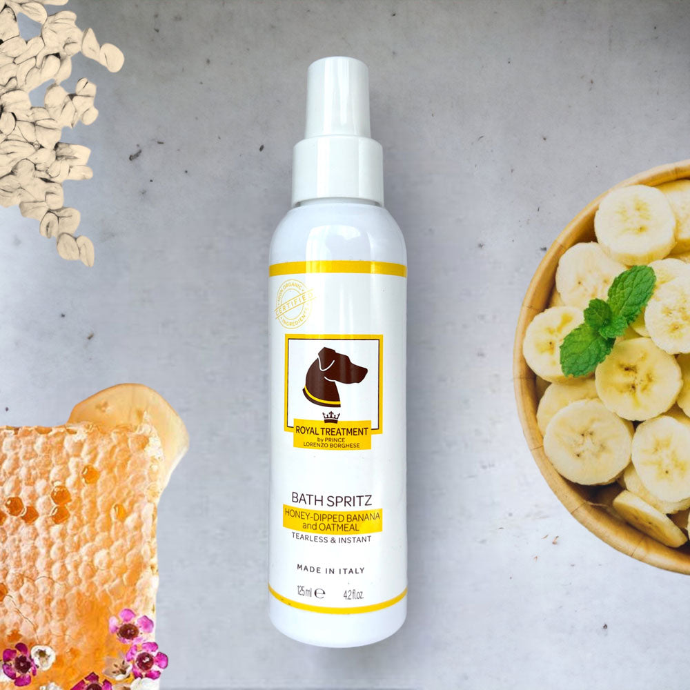 4.2 oz Organic Honey-Dipped Banana and Oatmeal Bath Spritz