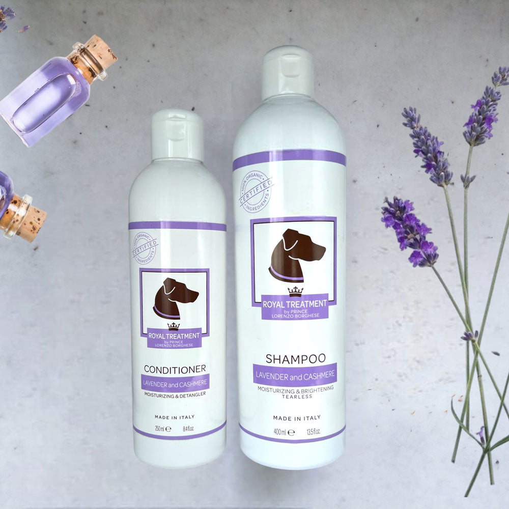 Organic Lavender and Cashmere Shampoo and Conditioner Bundle