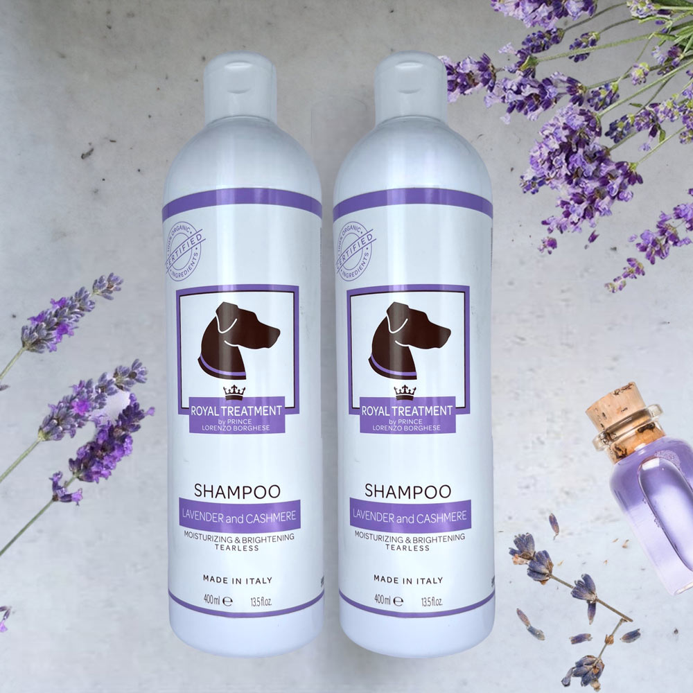 Organic Lavender and Cashmere Shampoo Duo