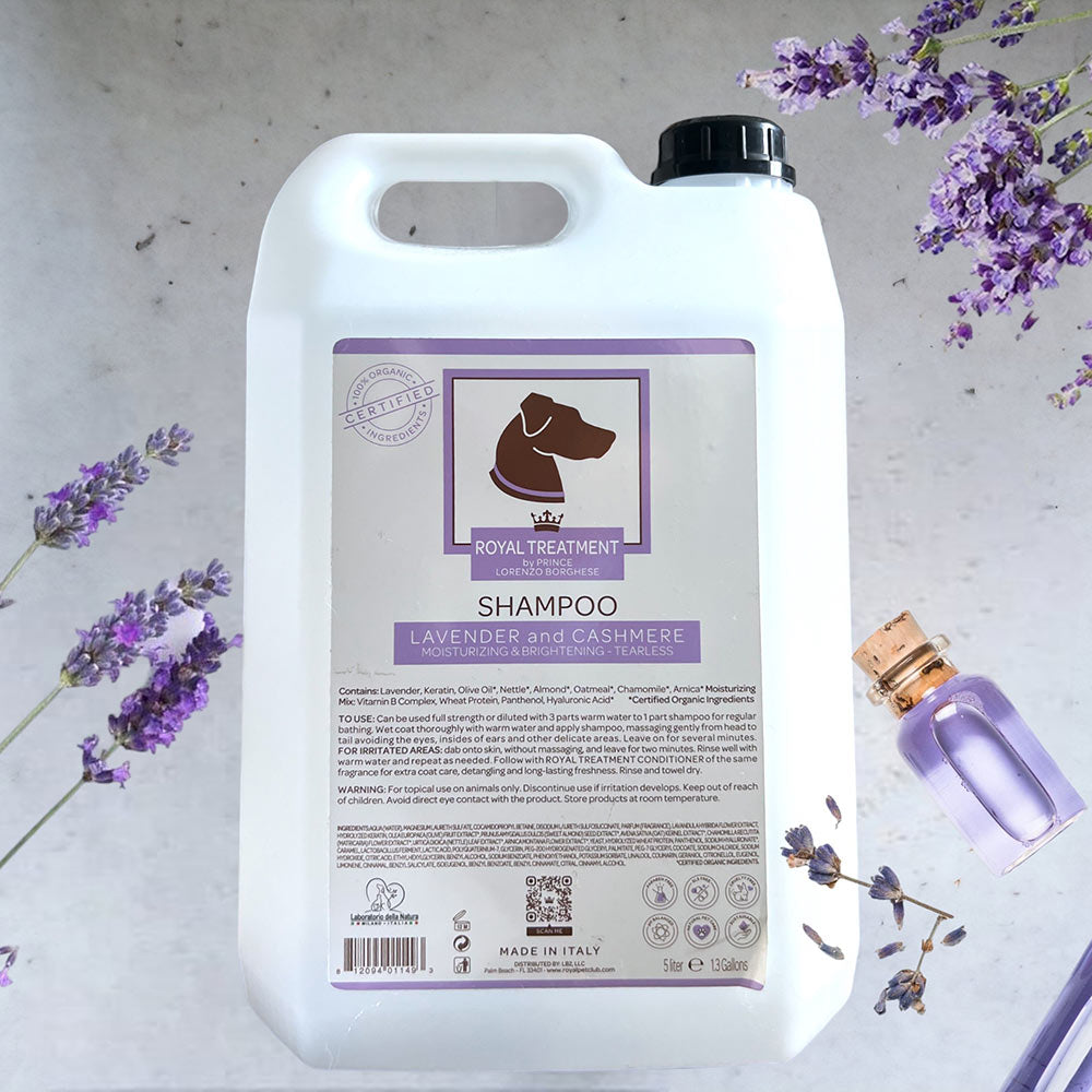 1.3 gal Organic Lavender and Cashmere Shampoo