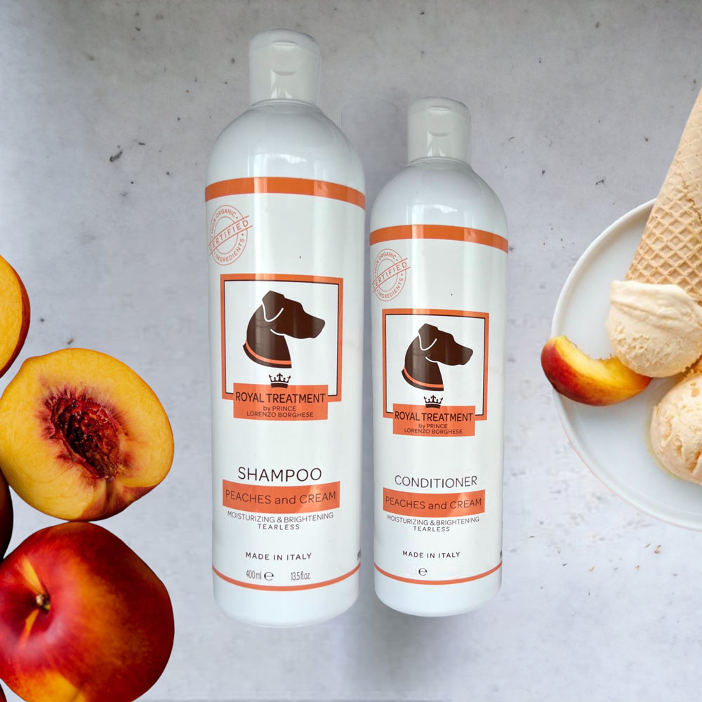 Peaches and Cream Shampoo and Conditioner Bundle