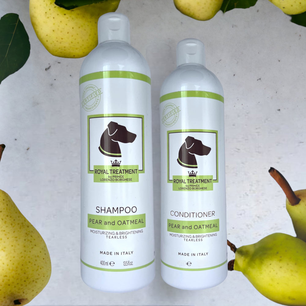 Organic Pear and Oatmeal Shampoo and Conditioner Bundle