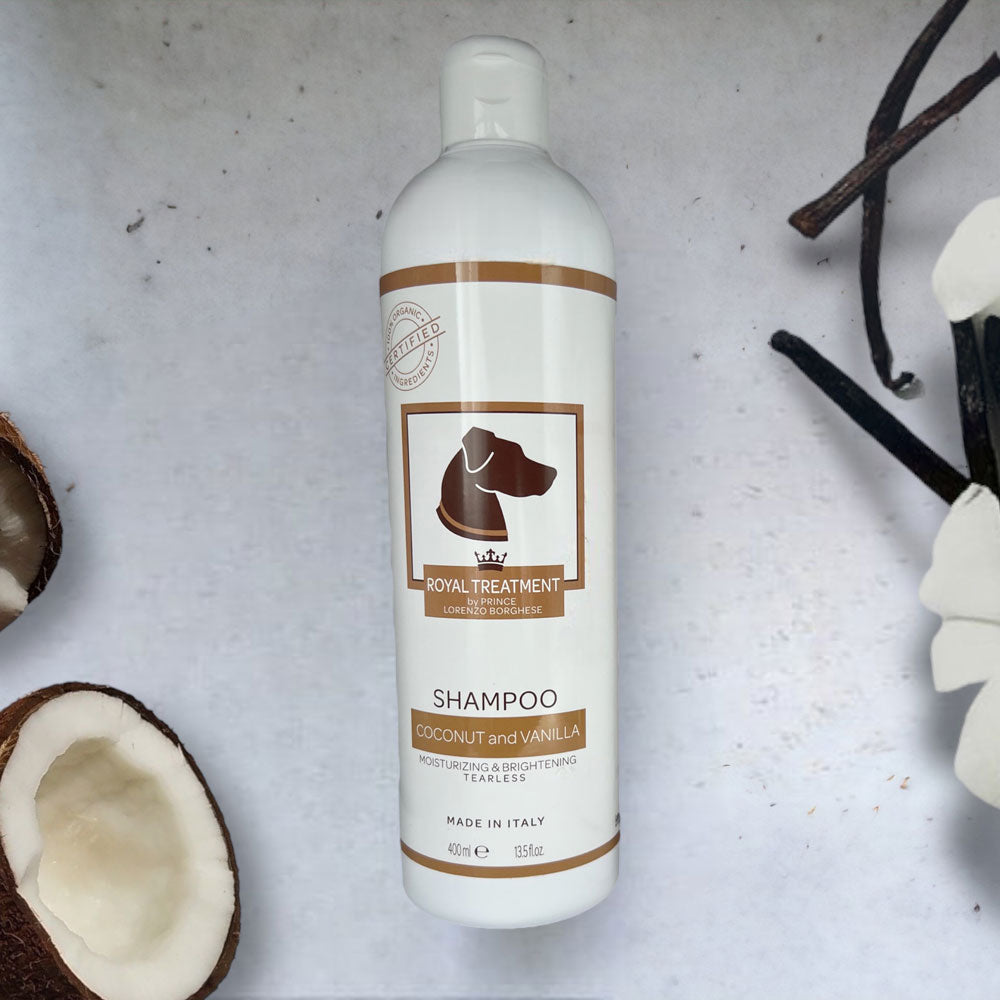 13.5 oz Organic Coconut and Vanilla Shampoo